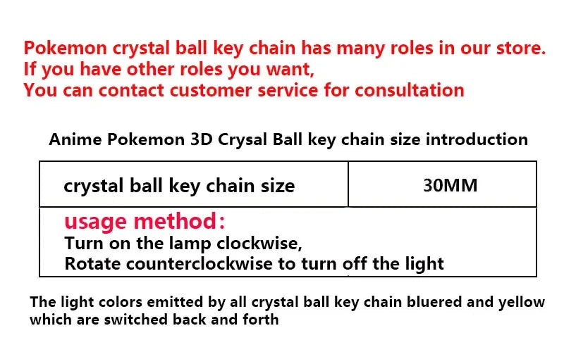 Pokemon Crystal Keychain Snorlax Figures Pikachu Eevee Charizard Mew Eevee Model 3D Engraving Pendant Gift Toy